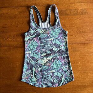 Lululemon purple print tank top 6